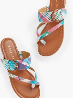 Talbots SZ 9M Gia Buckle Multicolor
Patchwork Sandals
